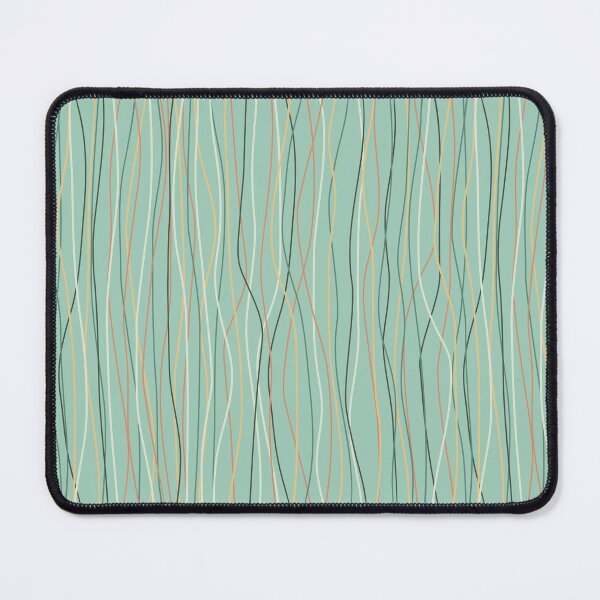 Item preview, Minty Fresh Wavy Lines Pattern designed and sold by Calislahn.