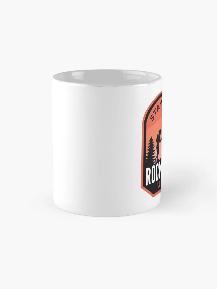 Aperçu 4 sur 6. Mug à café avec l'œuvre Rockford Illinois Hiking in Nature créée et vendue par HalpinDesign.