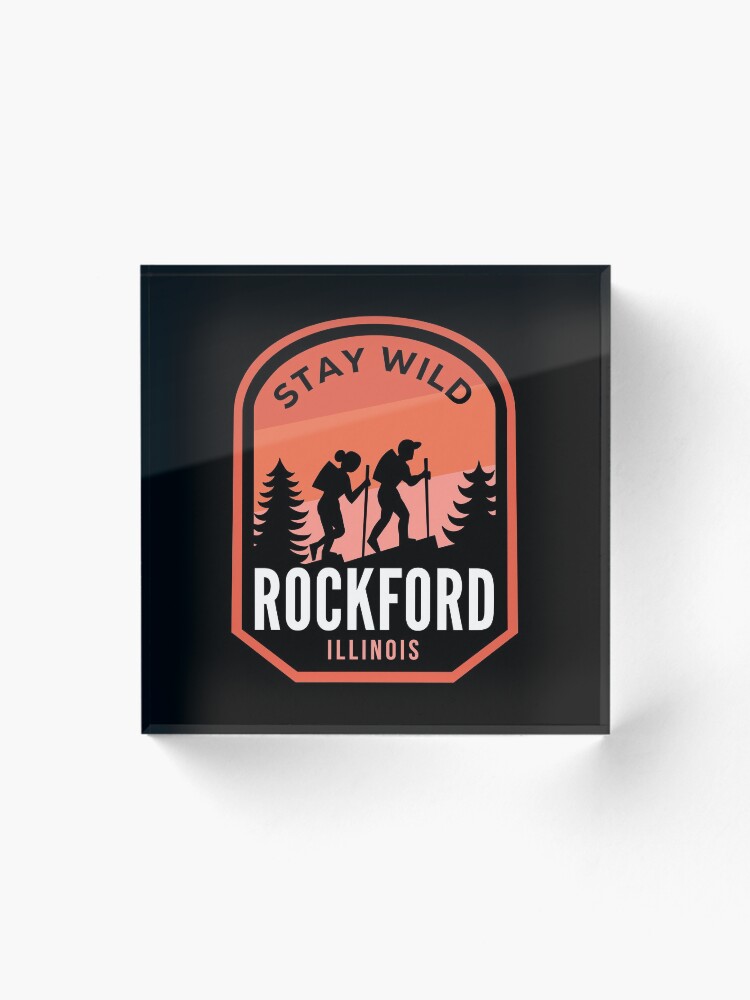 Thumbnail 1 von 5, Acrylblock, Rockford Illinois Hiking in Nature designt und verkauft von HalpinDesign.