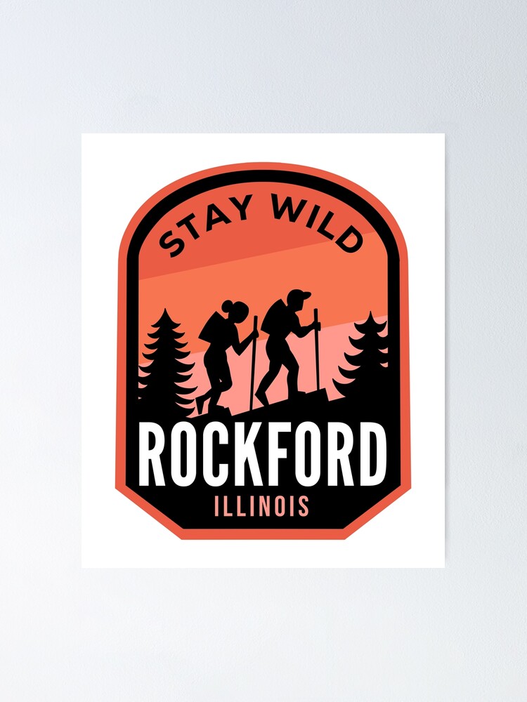Thumbnail 1 von 3, Poster, Rockford Illinois Hiking in Nature designt und verkauft von HalpinDesign.