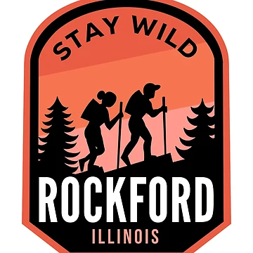 Aperçu de l'œuvre Rockford Illinois Hiking in Nature de HalpinDesign