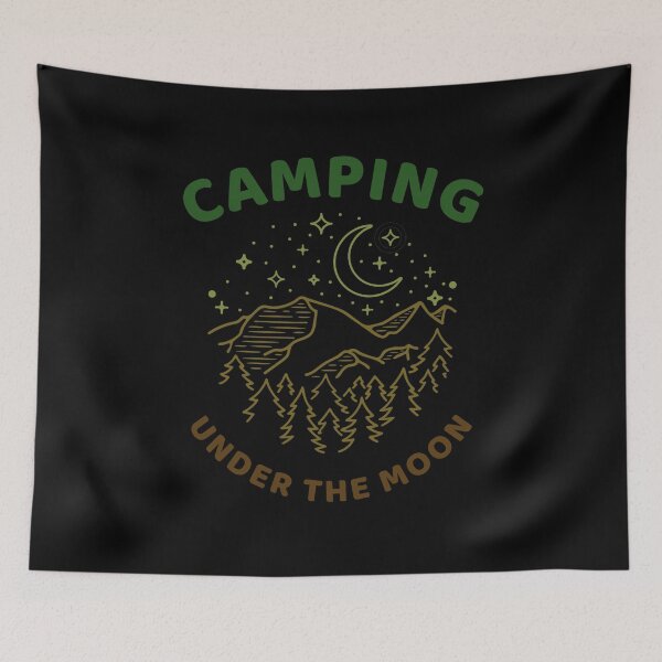 Item preview, Camping Under The Moon designed and sold by Destine99.