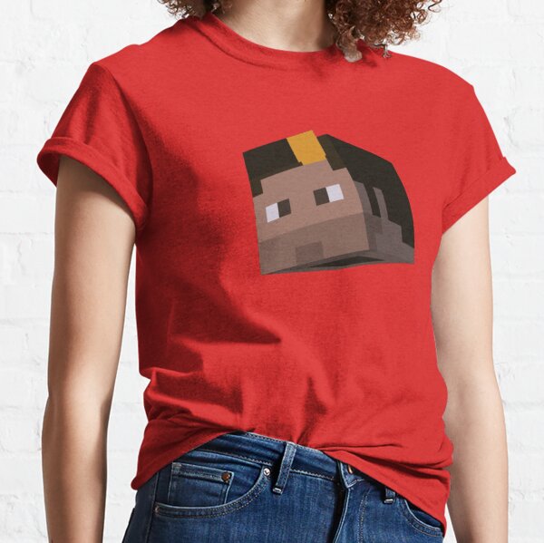 Minecraft red shop t shirt skin