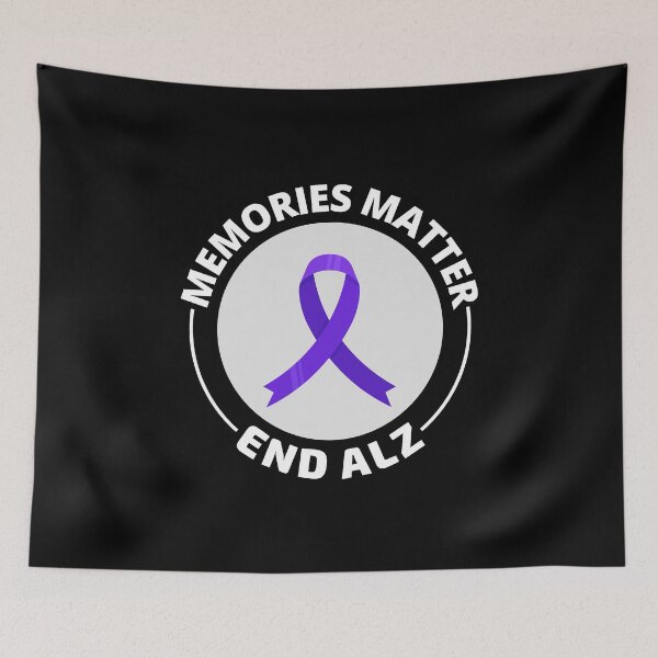 Item preview, Alzheimer's Awareness Purple Ribbon designed and sold by CuteDesigns1.