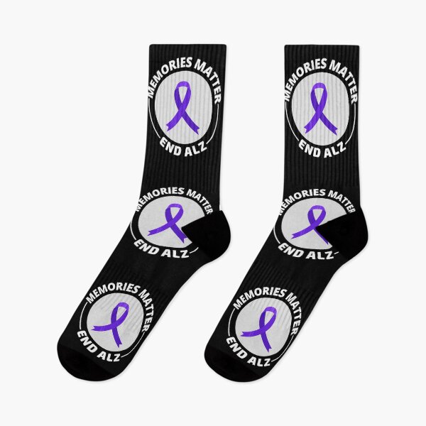 Item preview, Alzheimer's Awareness Purple Ribbon designed and sold by CuteDesigns1.