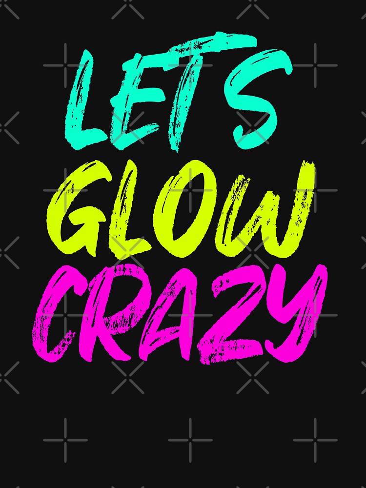 Let's Glow Crazy Glow Party Tank Top