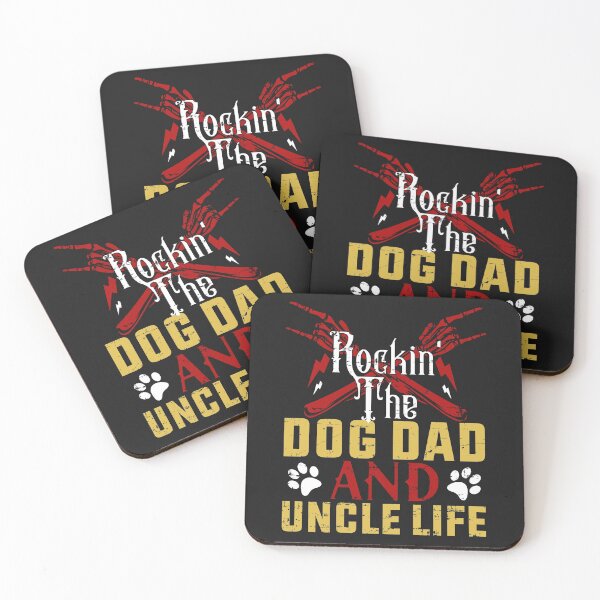 Item preview, Rockin' The Dog Dad And Uncle Life designed and sold by SuperDogsEmpire.