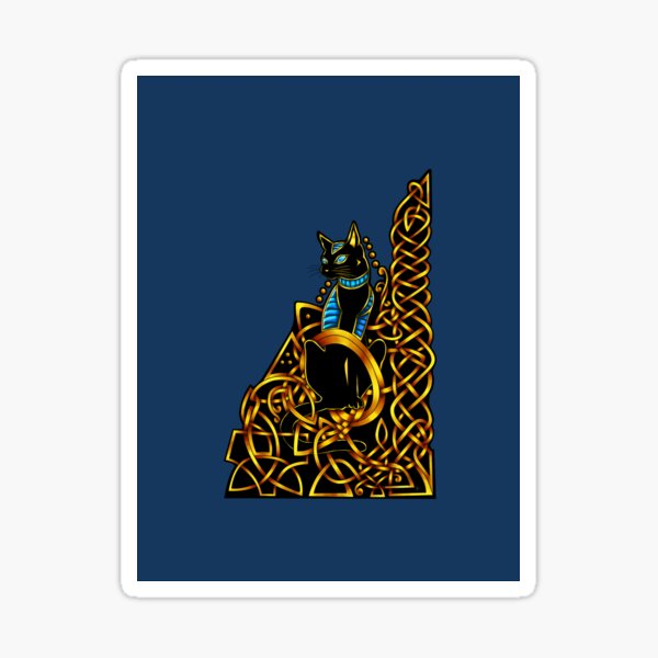 Celtic Cat Sticker