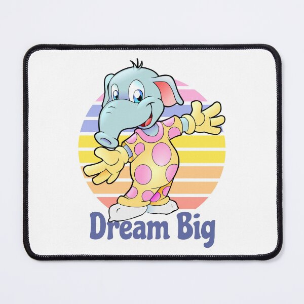 Item preview, Cute happy cartoon elephant in pajamas in pastels / Dream big designed and sold by portrait4you.