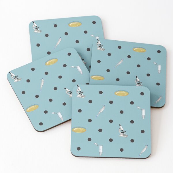 Item preview, Biology Lab Tools Preppy Polka-Dot Pattern - Blue designed and sold by quiet-charm.