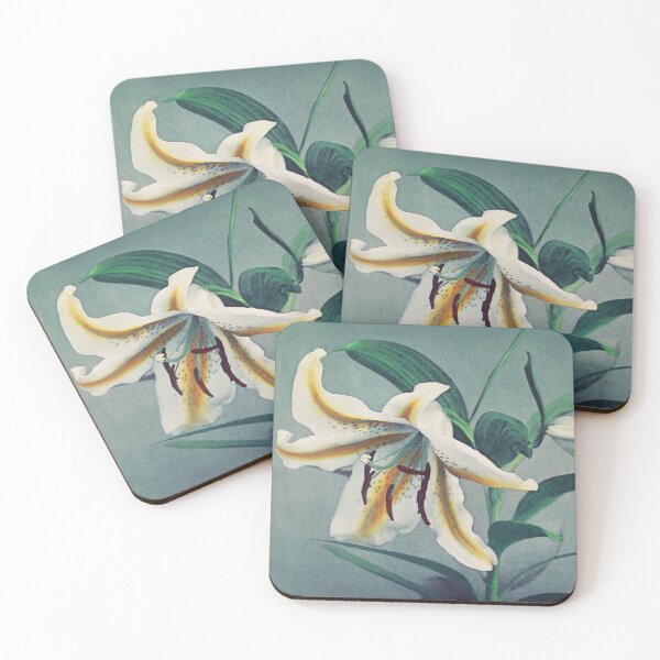 Item preview, Retro Japanese Flower Lily (1896) by Kazumasa Ogawa designed and sold by Designedbysm.
