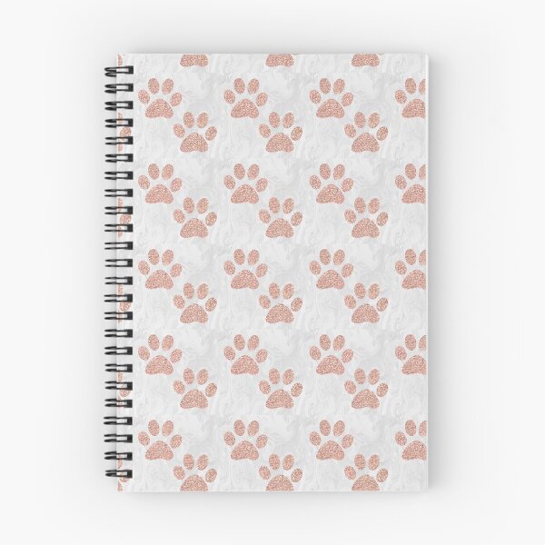 Item preview, Rose Gold Paw Prints on Marble designed and sold by Julie Erin Designs.