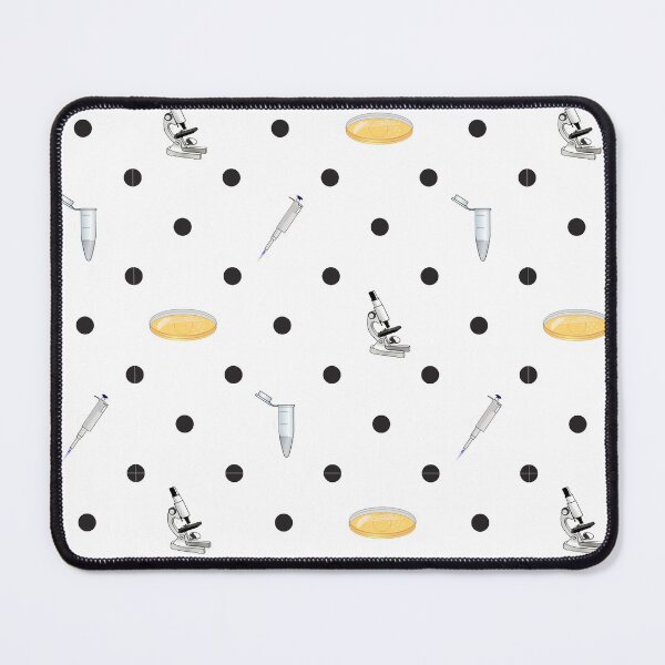 Item preview, Biology Lab Tools Preppy Polka-Dot Pattern - White designed and sold by quiet-charm.