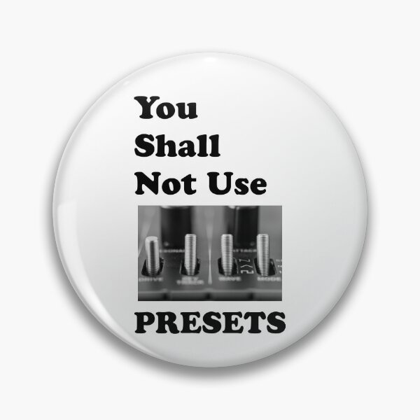 Item preview, You Shall Not Use Presets - Black designed and sold by ansum.
