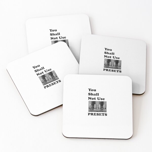 Item preview, You Shall Not Use Presets - Black designed and sold by ansum.