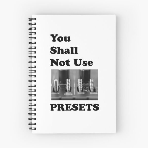 Item preview, You Shall Not Use Presets - Black designed and sold by ansum.