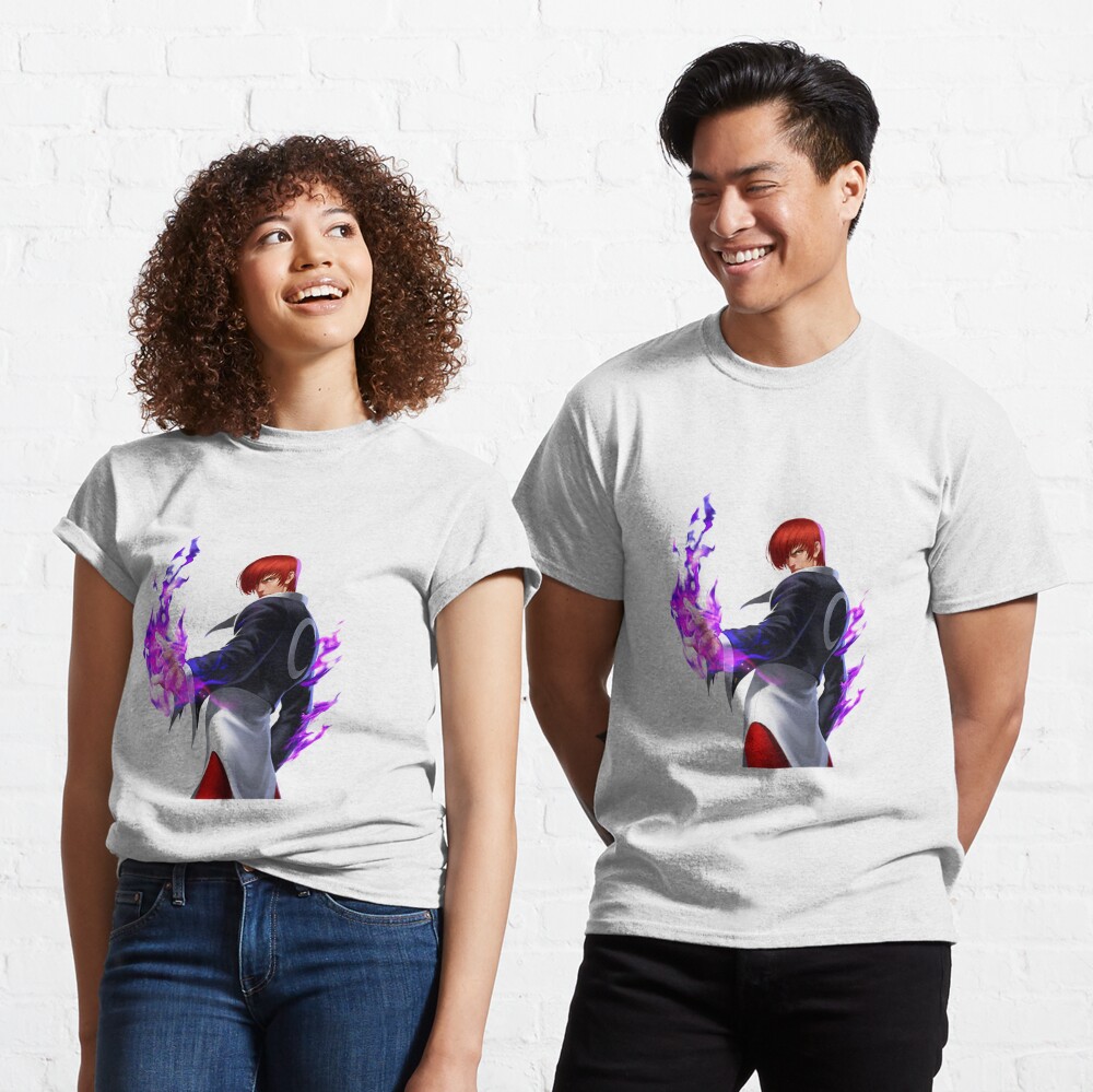 Iori Yagami Promo KOF98 Premium Unisex T-shirt vectorized -  Denmark