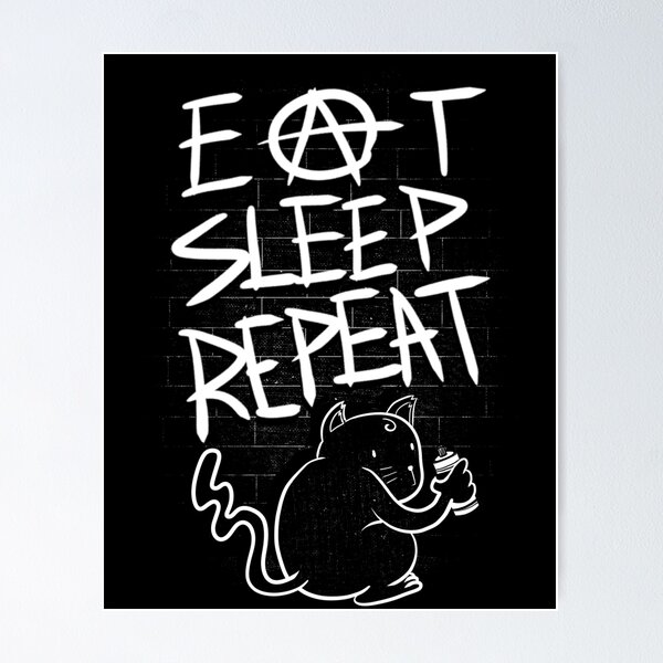 Item preview, Eat Sleep Repeat designed and sold by Tobe Fonseca®.