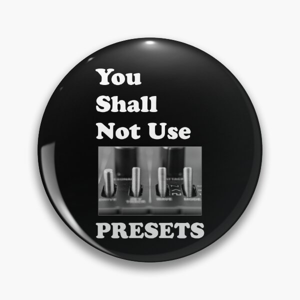 Item preview, You Shall Not Use Presets - White designed and sold by ansum.