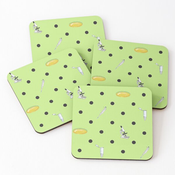Item preview, Biology Lab Tools Preppy Polka-Dot Pattern - Green designed and sold by quiet-charm.