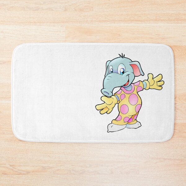 Item preview, Cute happy elephant in pajamas on pastel sunset for kids designed and sold by portrait4you.