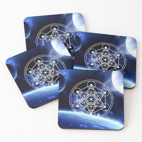 Item preview, Sacred Geometry Art. Metatron's Cube in Space designed and sold by starseedacademy.