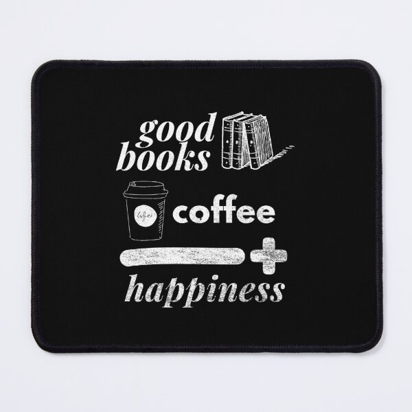 Item preview, Books Coffee Happiness - white designed and sold by dbyjane.