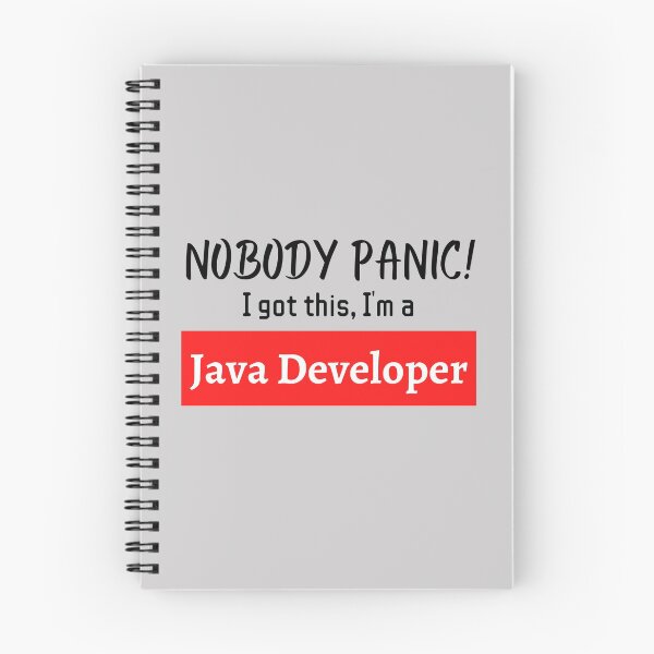 Item preview, Nobody panic ! I got this I'm a java developer designed and sold by 1M4NE.