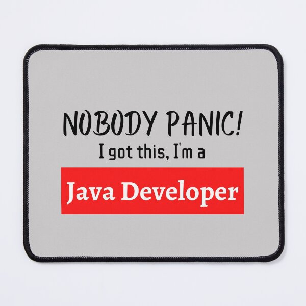 Item preview, Nobody panic ! I got this I'm a java developer designed and sold by 1M4NE.