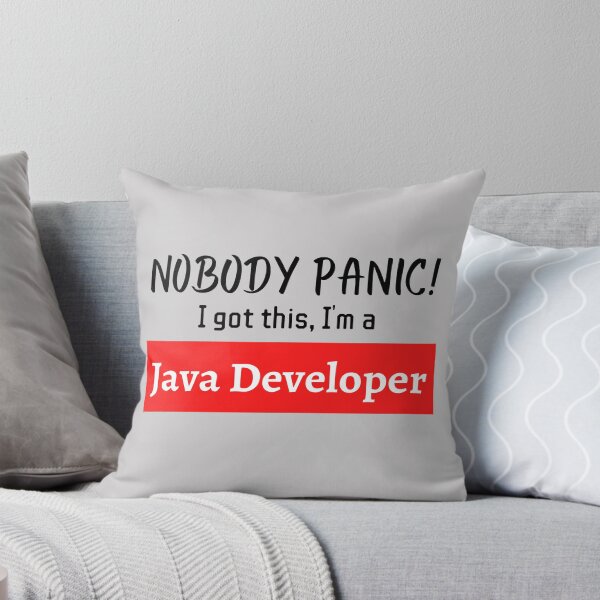 Item preview, Nobody panic ! I got this I'm a java developer designed and sold by 1M4NE.