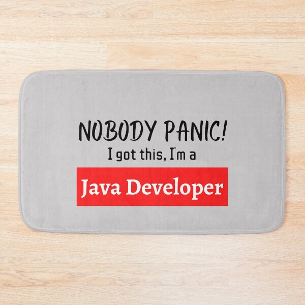 Item preview, Nobody panic ! I got this I'm a java developer designed and sold by 1M4NE.