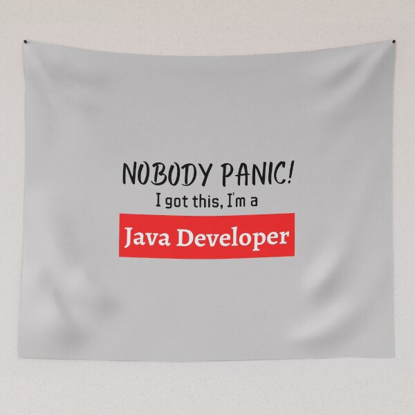 Item preview, Nobody panic ! I got this I'm a java developer designed and sold by 1M4NE.