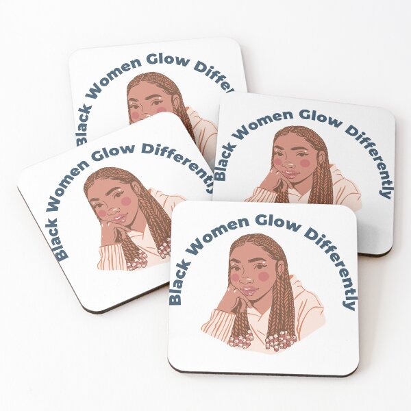 Item preview, Black Women Glow Differently designed and sold by DareDreams.