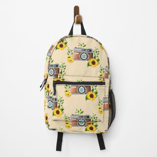 Item preview, World Vision Retro Camera and Sunflowers designed and sold by AprilChakra.