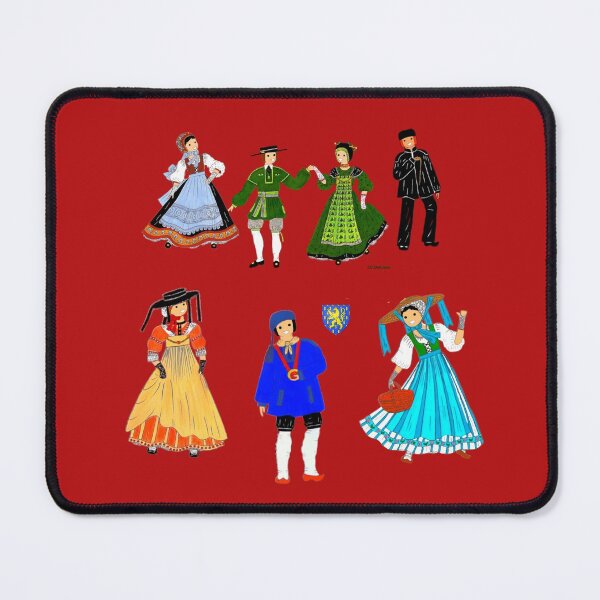 Item preview, Composition with costumes from Franche-Comté, France designed and sold by Catherine Debusne.