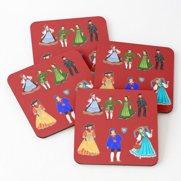 Item preview, Composition with costumes from Franche-Comté, France designed and sold by Catherine Debusne.