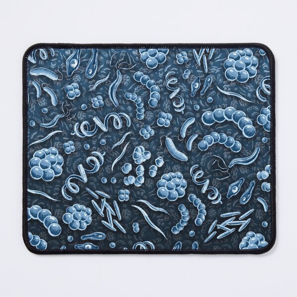 Item preview, Microbial Pattern - Blue designed and sold by Jared Hart.