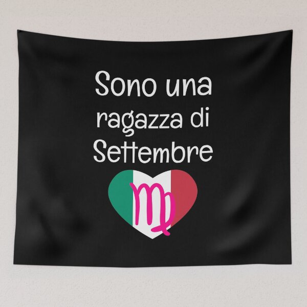 Item preview, Sono una Ragazza di Settembre, Italian September Girl designed and sold by CreativeBel.