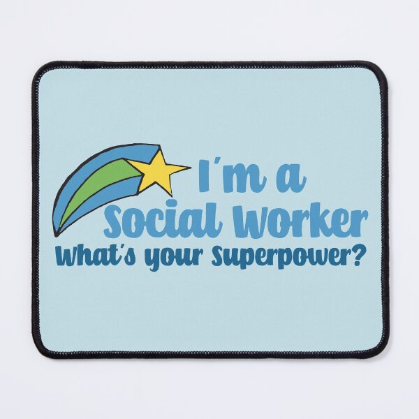 Item preview, I'm a Social Worker, What's Your Superpower? designed and sold by Epic Love Designs.