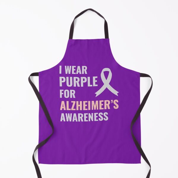 Item preview, Alzheimer's Awareness Purple Ribbon designed and sold by CuteDesigns1.