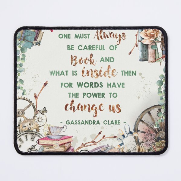 Item preview, Be Careful of Books Floral Watercolor designed and sold by Miltons.