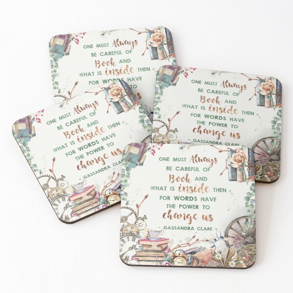 Item preview, Be Careful of Books Floral Watercolor designed and sold by Miltons.