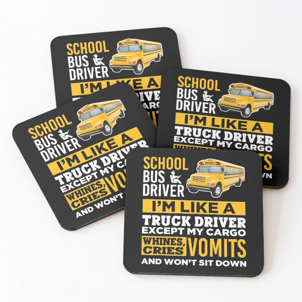 Item preview, School Bus Driver Funny Quote designed and sold by DamnGoodDesign.
