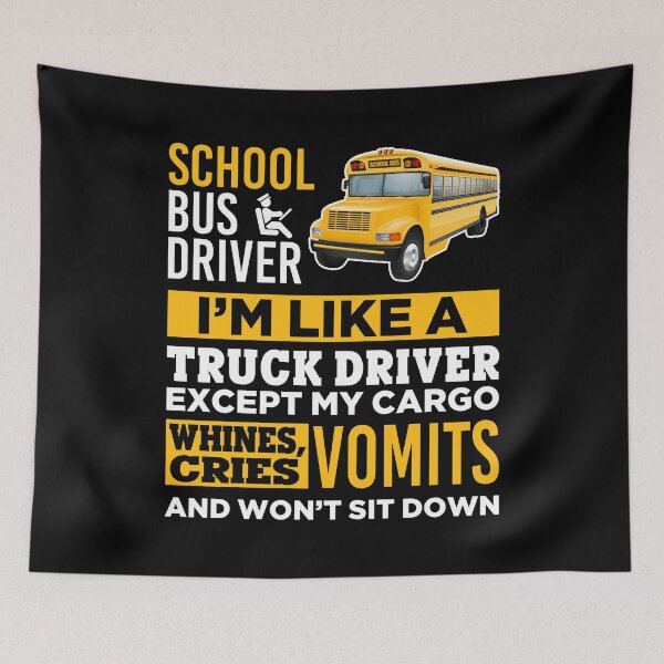 Item preview, School Bus Driver Funny Quote designed and sold by DamnGoodDesign.