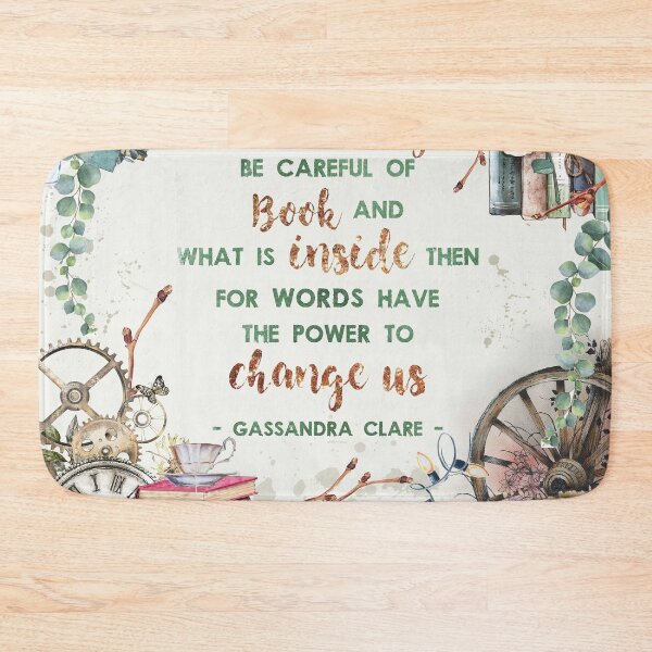 Item preview, Be Careful of Books Floral Watercolor designed and sold by Miltons.