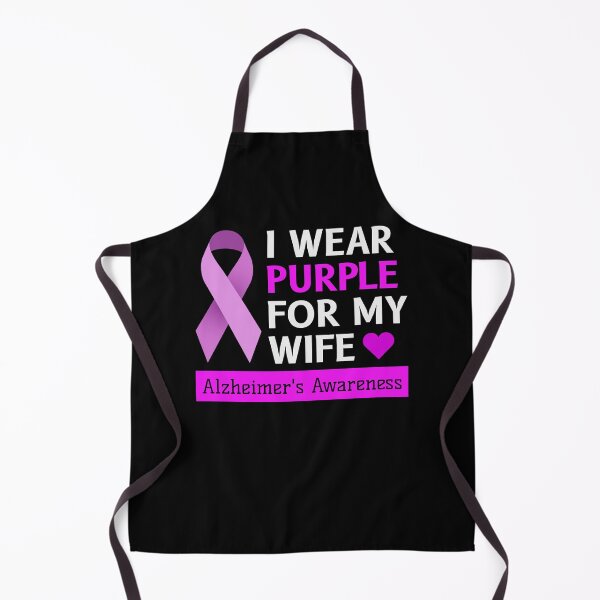 Item preview, Alzheimer's Awareness Purple Heart Ribbon designed and sold by CuteDesigns1.