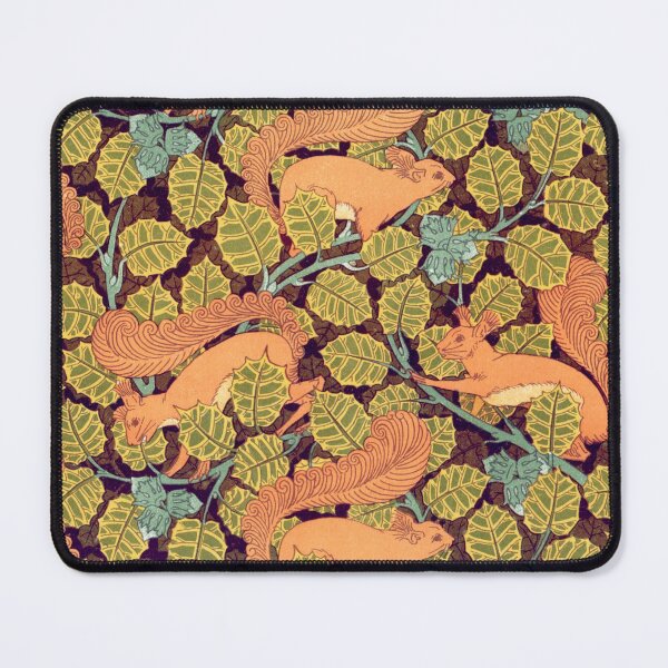 Item preview, Fall Squirrels pattern - Maurice Pillard Verneuil designed and sold by MemesOfHistory.