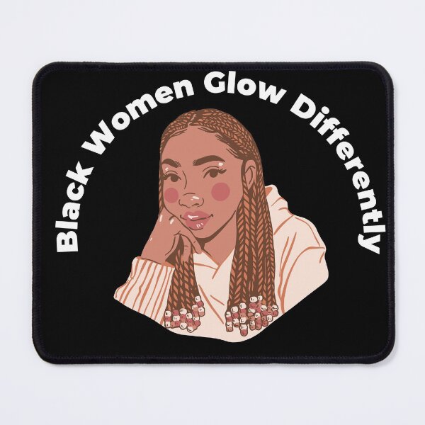 Item preview,  Black Women Glow Differently designed and sold by DareDreams.