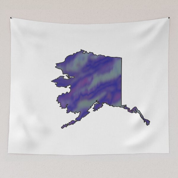 Item preview, Abstract Alaska State designed and sold by doodle-mittens.