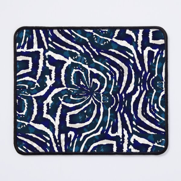 Item preview, Tropical Blue Ocean Ripples Pattern designed and sold by TextileInstinct.